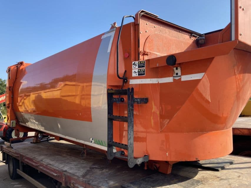 Perscontainer Haller, voor opbouw