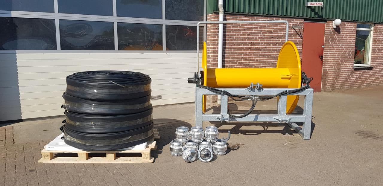 Beregeningsslangen en haspels