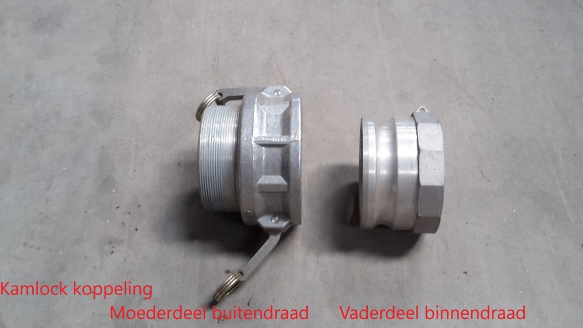 Diverse typen slangkoppelingen