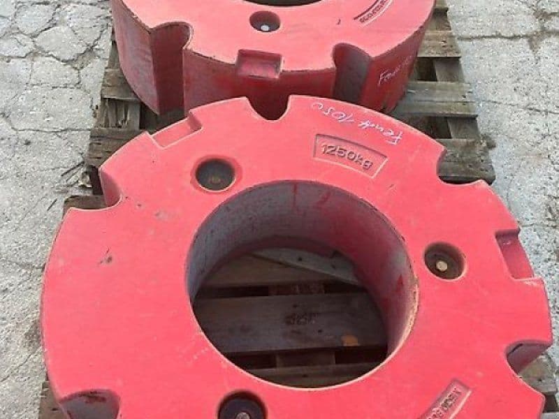 Fendt 2x 1250kg Radgewichte für 1050
