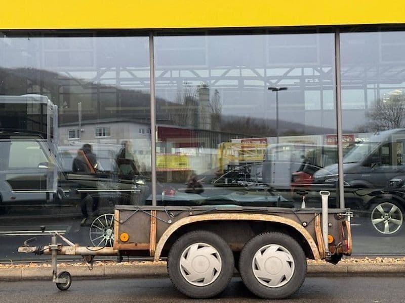 Böckmann Kastenanhänger 1,5 t  Tandem Flachplane