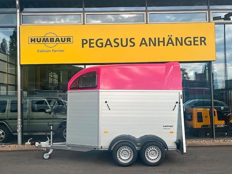 Humbaur Xanthos 2-Pferde 2,4t. DS Alu "magenta"-pink