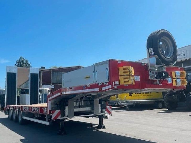 Humbaur HTS 30K Schwerlast Sattellieger Tieflader  verzinkt