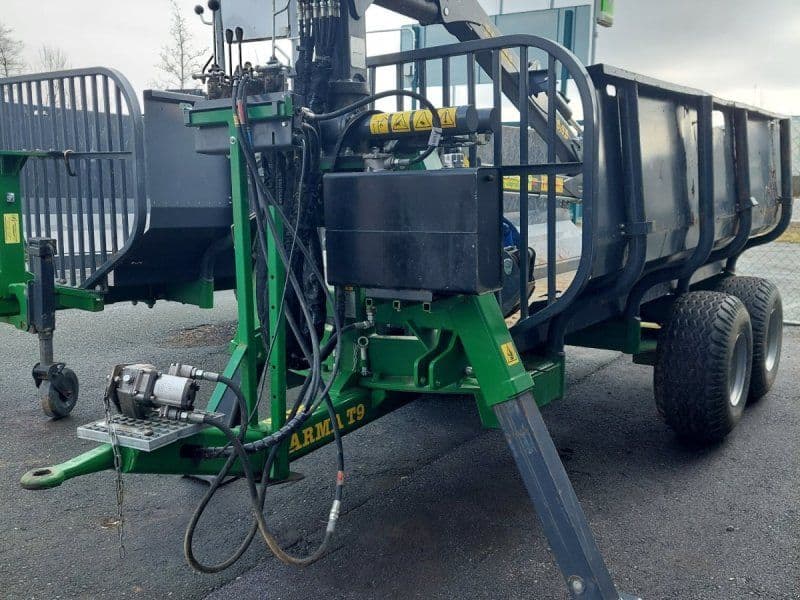 Forstanhänger T 9 F, Kran C 6,3, Zange 0,16, Rotator 3 to