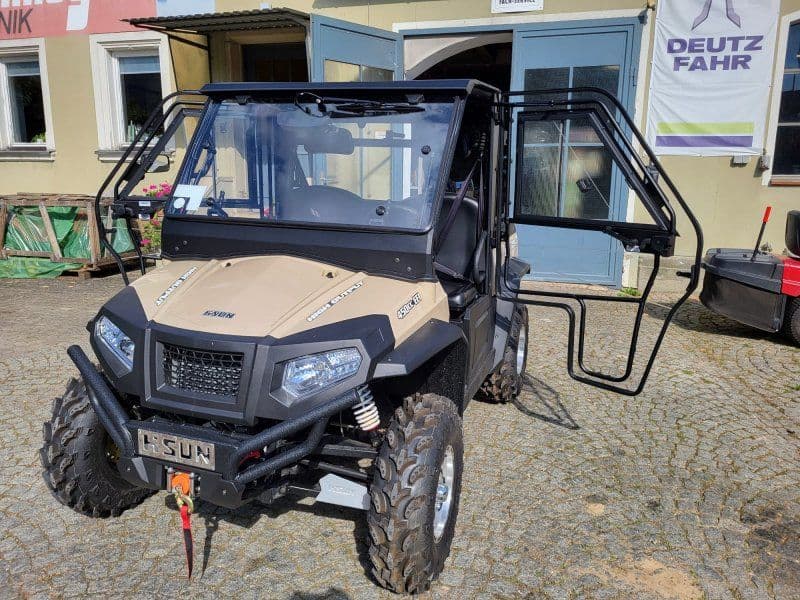 Hisun Sector 450 + Vollkabine Heizung & Lüftung + Straßenzulassung StV