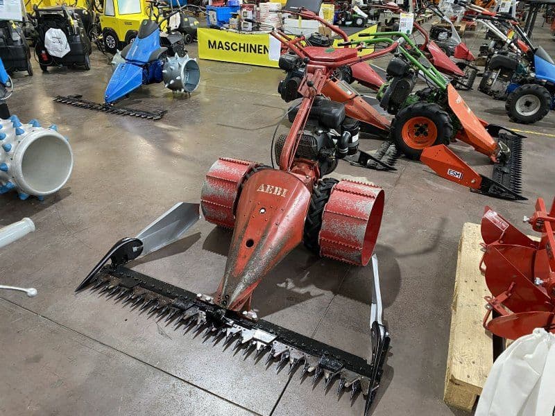 Aebi AM 9 mit Fingerbalken 150cm und Gitterräder