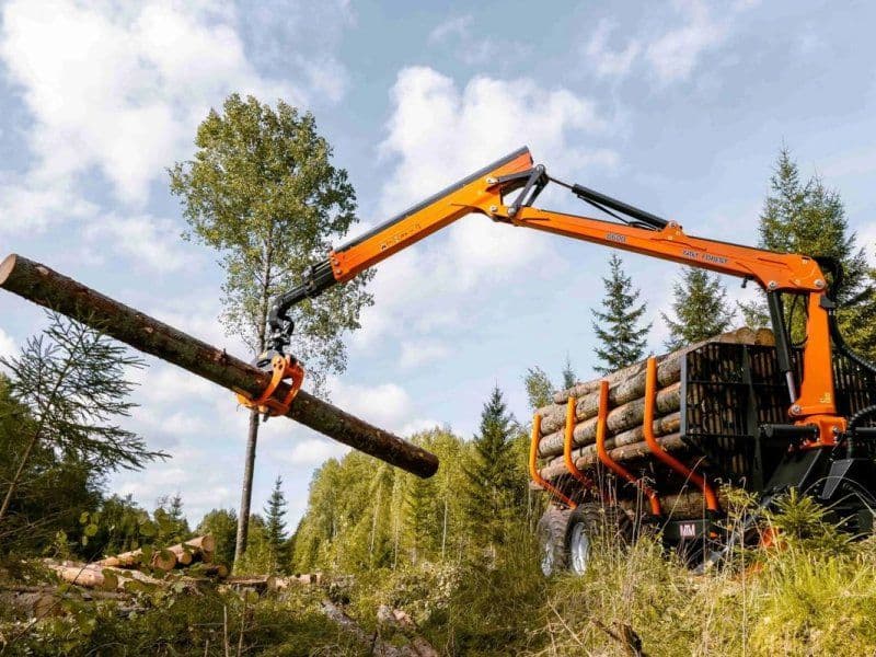 MTM Rückewagen 10 17 Tonnen, 7,1m 9m Forstkr