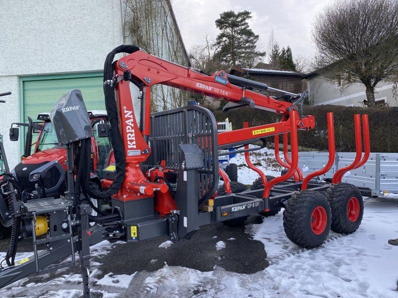 Krpan Forst GP 8 DF + Forstkran 7,60-m