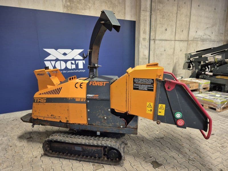 Först TR6 Holzhacker /Holzhäcksler mit Dieselmotor und Kettenfahrwerk-