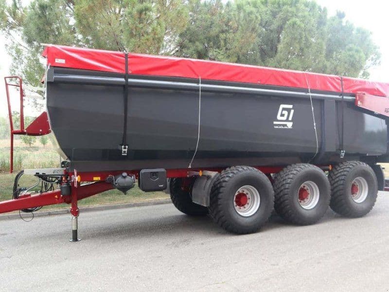 Muldenkipper, Tridemachse gefedert,  30 m³,