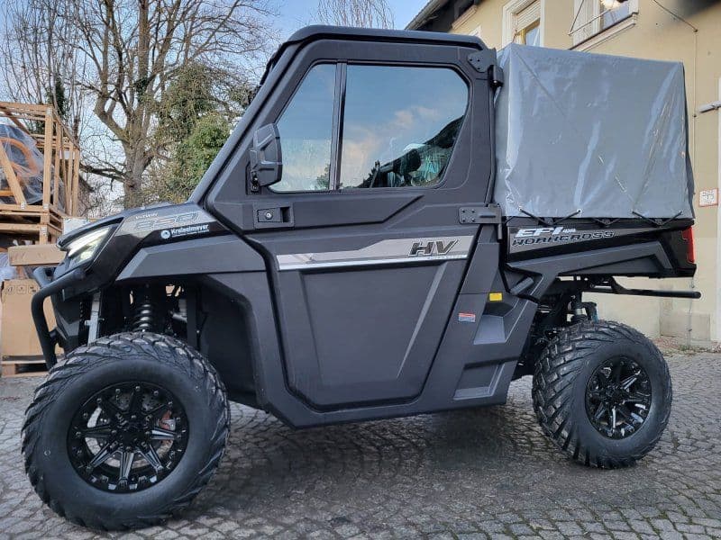 4 TRAC PRO X 800 / Workcross 800 + CargoBOX soft + Kabine Heizung Allra