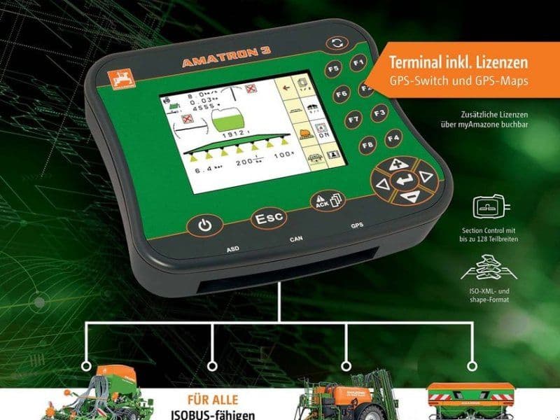 Amazone Amatron 3 AmaBus/Isobus Terminal