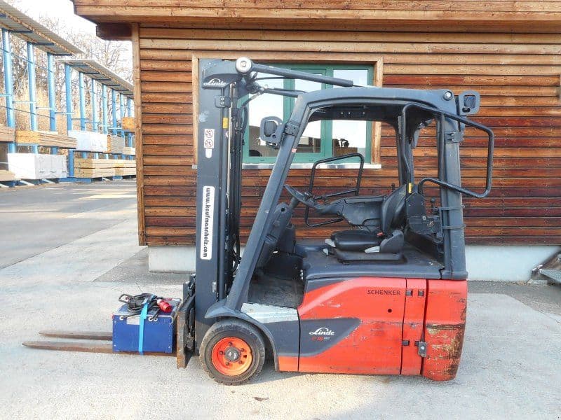 Linde E16-02 ( Freihubmast + SS ) BATTERIE 30/2021 !!