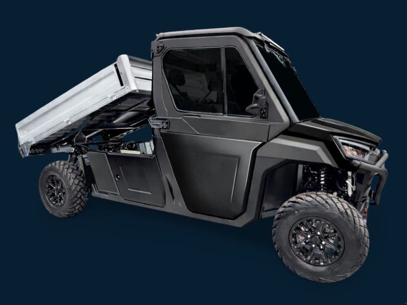 4TRAC PRO XL 1000 ABS Lange Alu Ladefläche hydraulisch, Allrad  VOR