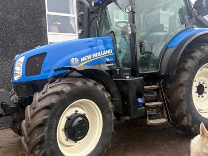 New Holland T.6155 ENEJERS. KUN 4163 TIMER. M. FULD FRONTVÆGT.