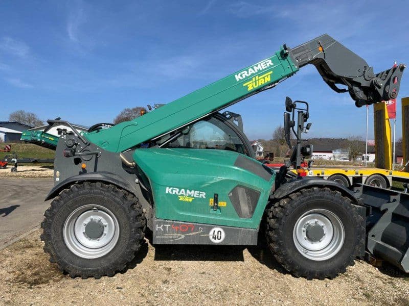 Kramer KT 407 40 km/h, Greifschaufel, Schaufel und Palettengabel