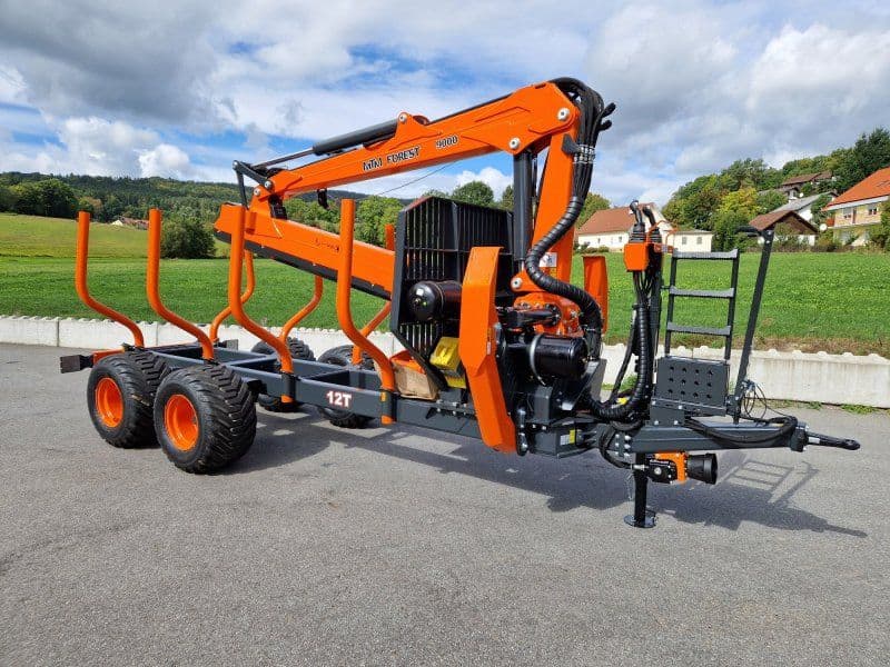 MTM 12T 9,80m Kran Hydr. Vorgesteuerte Steuerung Rückewagen