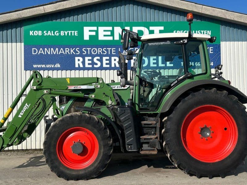 Fendt 514 Vario SCR Profi Med Luft + Frontlæsser 4X80