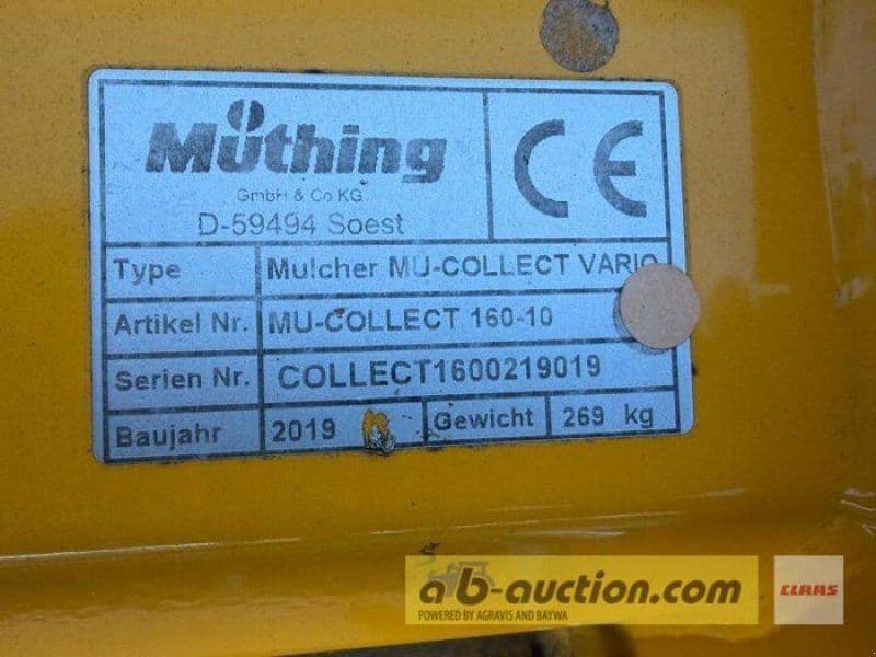 Müthing MULCHGERÄT MU-COLLECT160 VARIO