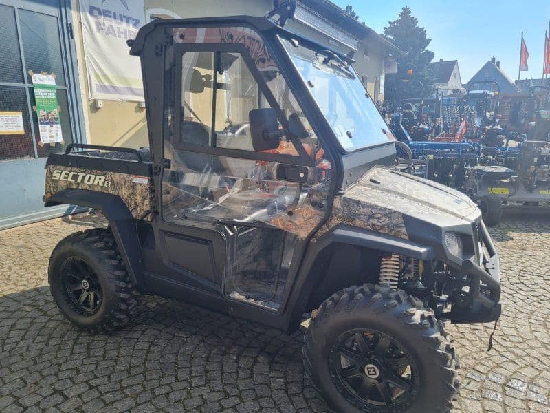 Hisun Sector E1 Elektro UTV Kabine + Heizung + Arbeitsscheinwerfer Pak