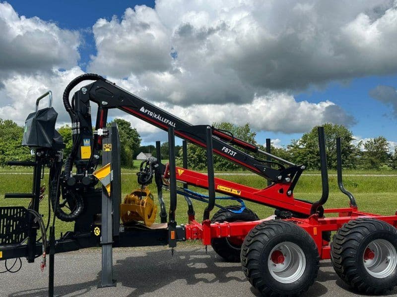 Källefall FB100 / FB73T FB 100 Skovvogn med 7,3 m kran