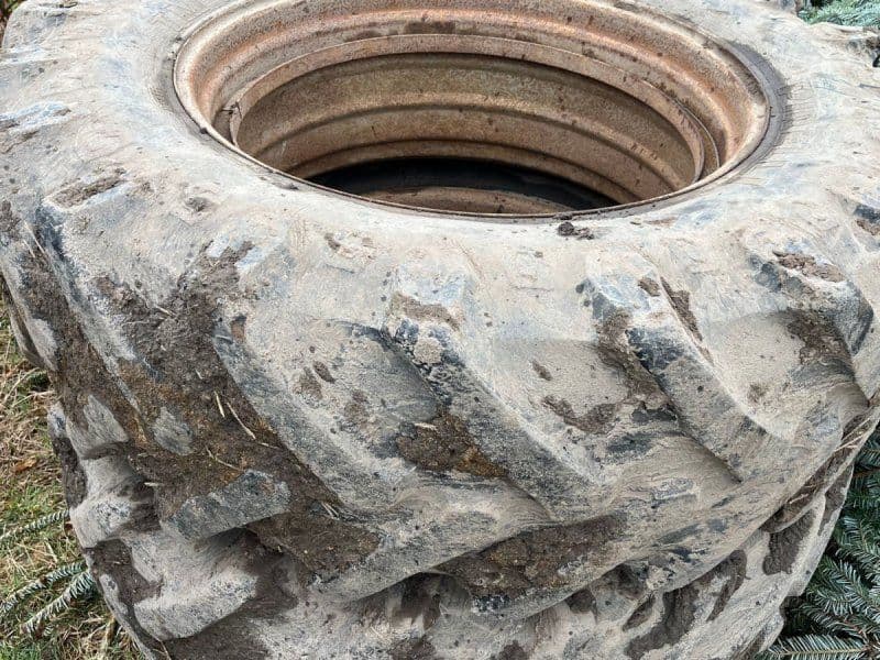 Goodyear 520/70R38 Med fælgring og låse