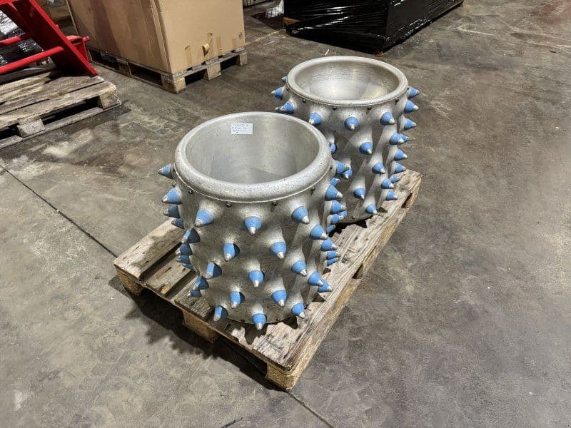 Brielmaier Stachelwalzen ALU-5-reihig mit Metallspitze