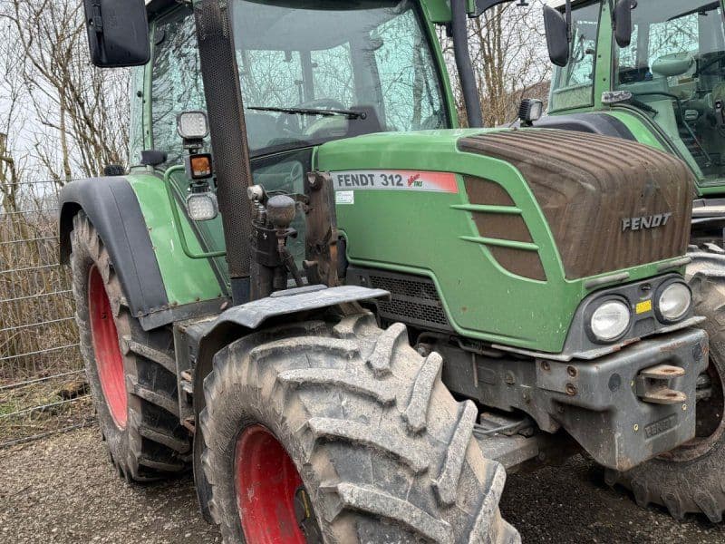 Fendt 312 Vario TMS Med Ålø frontlæsser Q55