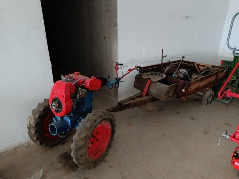 Vogel & Noot Einachsschlepper mit Anhänger