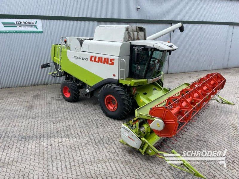 Claas LEXION 550 +  V660  WAGEN