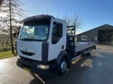 Renault Midlum 220 -12C / NL TRUCK / CRANE MKG HLK-80 / MACHINE TRANSPORT / MANUAL / EURO3 / RAMPS - Afbeelding 1