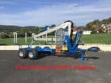 Scandic ST-10S Rückewagen 13t 7,9m Kran 850kg Hubkraft Druckluft - Afbeelding 1