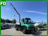 Mercedes-Benz Unimog U318 mit Kran, Forstgreifer, Multitalent, 1a Zustand , nu - Afbeelding 1