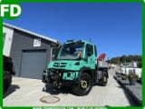 Mercedes-Benz Unimog U318 mit Kran, Forstgreifer, Multitalent, 1a Zustand , nu - Afbeelding 2