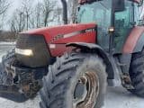 Case IH MX 170 med affjdret foraksel og original frontlift MX 170 - Afbeelding 1