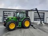 John Deere 6R 150 mit Ladekran - Afbeelding 1
