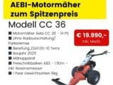 Aebi Combicut CC36 Aktionsmodell - Afbeelding 2
