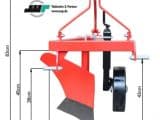 Beetpflug 1-scharig 20cm Einscharpflug Pflug - Afbeelding 4