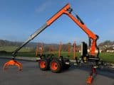 MTM 17T 17to 9,80m Kran Forwarder Rungen Druckluft Dpelrohrrahmen - Afbeelding 3