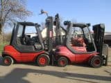 Linde H25 + H30D Tripl-Freihub + Seitenschieber - Afbeelding 1