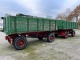 MELLE 14 to. Zweiseitenkipper Gespann Zug Kipper Anhänger Rollpl - Afbeelding 2