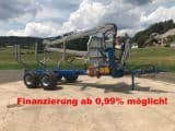 Scandic ST-10S Rückewagen 13t 7,9m Kran 550kg Hubkraft Druckluft - Afbeelding 1