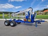 Scandic ST-10D Rückewagen 13t 7,9m Kran 850kg Hubkraft Druckluft - Afbeelding 2