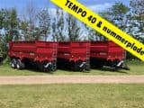 Baastrup 18t CTS 26,5" hjul tempo 40 & nummerplade // hydr bremse - Afbeelding 1