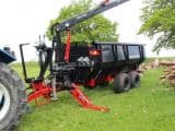 Farmi Rückewagen 12to-7,20m Kran Astwanne Hardox - Afbeelding 2