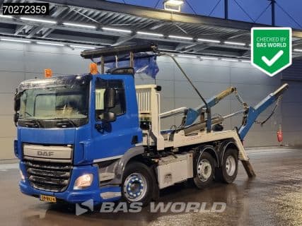 DAF CF 400 6X2 NL-Truck VDL P-18 Skiploader Lenkachse ACC Euro 6