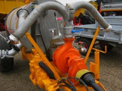 Sleepslangpomp - tankwagen