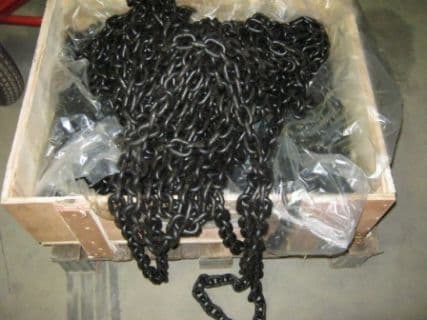 Sleep en transportketting