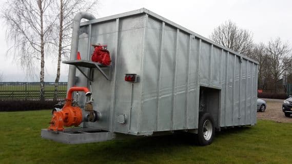 Agomac gegalvaniseerde mest-pompcontainer