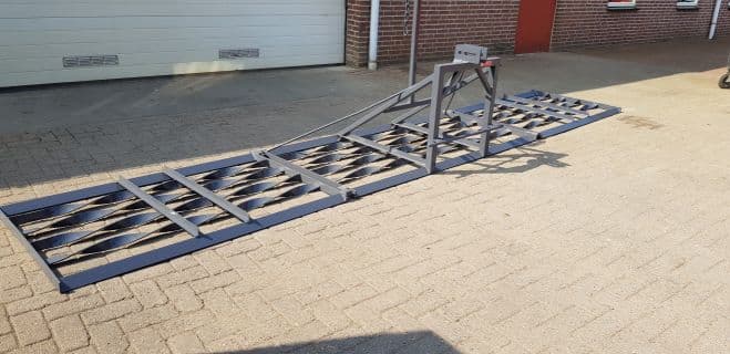 Weidesleep trilijzer